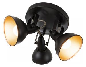 Corp de iluminat cu spoturi 3xE14/40W/230V negru