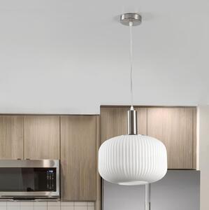 ONLI - Pendul cu cablu DOROTY, 1xE27/15W/230V, alb/crom lucios