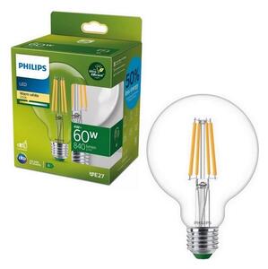 Bec LED VINTAGE ULTRAEFFICIENT Philips G95, soclu E27, 4W, 230V, 2700K