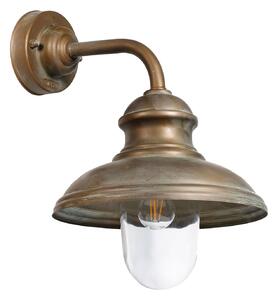 Moretti Luce Aplică exterior Little Mill 3350 alamă antic/clar, reglabil, Bronz / Alamă Veche, Metal, Antichitate