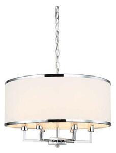 Open Design OR80216 - Candelabru suspendat pe lanț CASA 6xE14/15W/230V crem/crom lucios