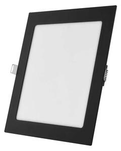 Plafonieră LED încastrată NEXXO, 18W, 230V, 3000/3500/4000K, negru, 22,5 x 22,5 cm
