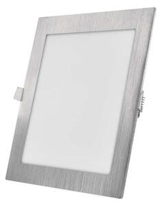 Plafonieră LED încastrată NEXXO LED/18W/230V 3000/3500/4000K, argintie, 22,5 x 22,5 cm