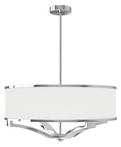 Open Design OR84801 - Lustră pe tijă GERDO, 4xE27/12W/230V, crom lucios/alb