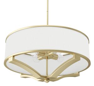 Open Design OR84818 - Lustra cu tijă GERDO 4xE27/12W/230V alamă/alb