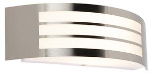 Lampă de perete modernă din oțel inox IP44 - Sapphire Deluxe