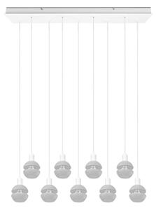 Trio - Candelabru suspendat pe cablu MELA 9xE14/25W/230V, alb