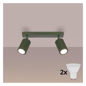 Brilagi - Spot LED CRESTO, 2x GU10/10W/230V, verde