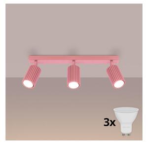 Brilagi - Spot LED CRESTO 3x GU10, 10 W, 230 V, roz