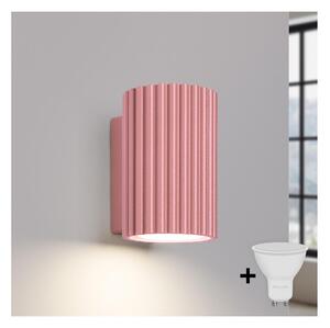 Brilagi - Aplica de perete LED CRESTO 1xGU10/10W/230V 10 cm roz