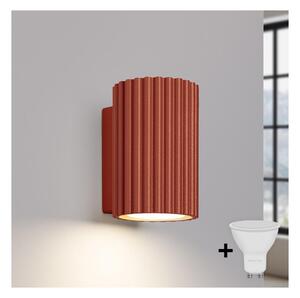 Brilagi - Aplică de perete LED CRESTO 1xGU10/10W/230V 10 cm roșu