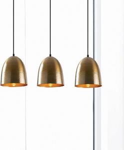 Lampă suspendată Tattoo 6172, auriu antic, metal, 3 becuri lungi