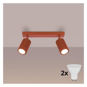 Brilagi - Spot LED CRESTO 2xGU10/10W/230V roșu