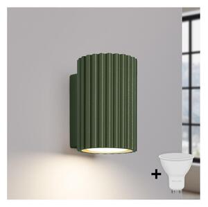 Brilagi - Aplica de perete LED CRESTO 1xGU10/10W/230V 10 cm verde