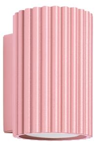 Brilagi - Aplica de perete LED CRESTO 1xGU10/10W/230V 10 cm roz
