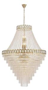 Searchlight 1711-102SB - Candelabru cu lanț LOUIS PHILLIPE, 28 x E14, 60W, 230V