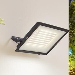 PRIOS Prios LED spot de exterior Maikel, 200W, 16000lm, metal, Negru, Aluminiu, Modern, Perete unghiular