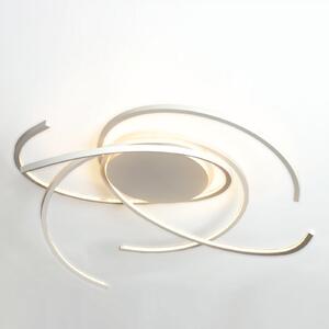 Escale Space - plafonieră LED, 55 cm, alb, reglabil, Alb, Camera de zi / sufragerie, Metal, Design