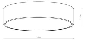 Plafonieră CLARE Brilagi, 3x E27 / 40W / 230V, diametru 40 cm, burgund
