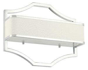 Open Design OR84504 - Aplica de perete GERDO, 2xE14, 12W, 230V, crom lucios/alb
