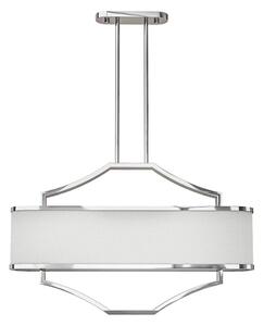Open Design OR84849 - Lustră pe tijă GERDO OVALE 6xE14/12W/230V crom lucios/alb