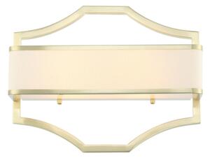 Open Design OR84511 - Aplica de perete GERDO, 2 x E14, 12 W, 230 V, alamă/albă