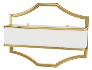 Open Design OR84832 - Aplica de perete GERDO, 2x E14/12W/230V, auriu/alb