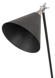 Lampadar din otel/alama/fier Celeste, negru/argintiu, un bec 59x32x144 cm
