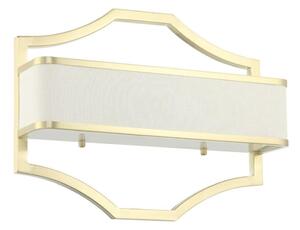 Open Design OR84511 - Aplica de perete GERDO, 2 x E14, 12 W, 230 V, alamă/albă