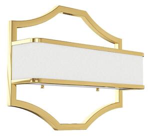 Open Design OR84832 - Aplica de perete GERDO, 2x E14/12W/230V, auriu/alb