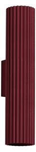 Brilagi - Aplică de perete LED CRESTO 2xGU10/10W/230V 30 cm bordo