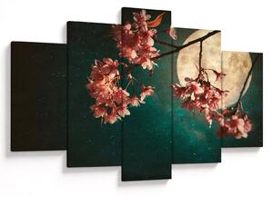 Tablou - Sakura în luna plină (150x105 cm)