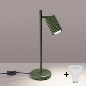 Brilagi - Lampă LED de masă CRESTO 1xGU10/10W/230V verde