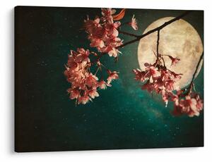 Tablou - Sakura în luna plină (70x50 cm)