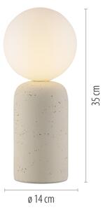 Schöner Wohnen 12543-42 - Lampă de masă TRAVENTA, 1x G9/10W/230V, beton