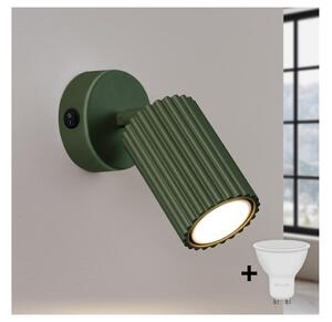 Brilagi - Aplica de perete spot LED CRESTO, 1x GU10/10W/230V, verde