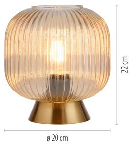 Lampă de masă NAMI Schöner Wohnen 13573-27, 1xE27/25W/230V, auriu/bej