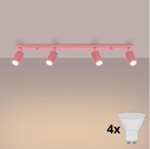 Brilagi - Spot LED CRESTO 4xGU10/10W/230V roz