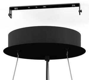 Eglo 901925 - Lustră pe cablu ARISCANI 3xE27/60W/230V negru/bej/fumuriu
