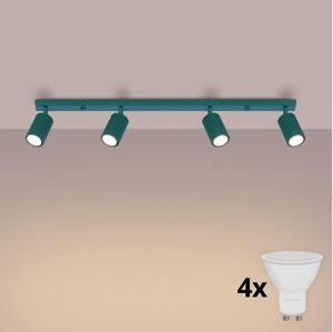 Brilagi - Spot LED CRESTO 4xGU10/10W/230V turcoaz