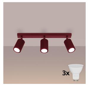 Brilagi - Spot LED CRESTO 3xGU10/10W/230V burgundiu