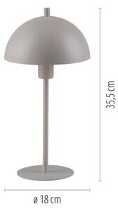 Lampă de masă ALI Schöner Wohnen 11726-39 1xE14/15W/230V, gri