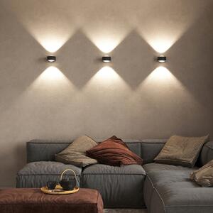 Puk Maxx Wall, LED, lentile transparente, negru mat