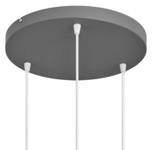 Lustră pe cablu VOLTA 3xE27/15W/230V d. 42 cm gri