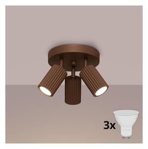 Brilagi - Spot LED CRESTO, 3x GU10, 10W, 230V, maro
