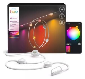 Philips Hue FESTAVIA - Șir exterior LED RGBW dimabil, extensibil, 16xLED 9m IP65