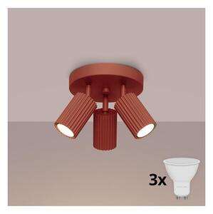 Brilagi - Spot LED CRESTO 3xGU10/10W/230V, roșu