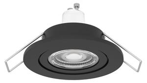 Eglo 902236 - Spot LED încastrat pentru baie BARRANCO 1xGU10/4,5W/230V IP44 negru