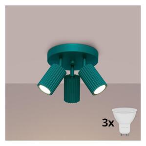 Brilagi - Spot LED CRESTO, 3 x GU10, 10 W, 230 V, turcoaz