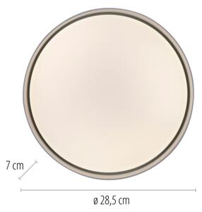 Schöner Wohnen 14593-18 - Plafonieră LED dimabilă TAVOLI LED/10W/230V, neagră + telecomandă